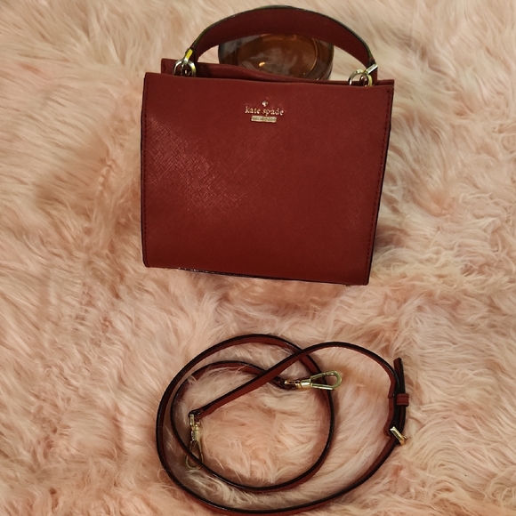 kate spade Handbags - Kate Spade Red Leather Handbag